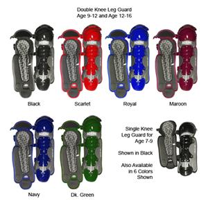 Adams Baseball Catcher's Leg Guards-Youth