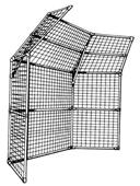 Permanent Baseball/Softball Backstops 3 Panels