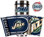 NBA Utah Jazz 16oz Tumbler w/ Metallic Wrap