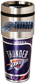 NBA Oklahoma City Thunder Tumbler w/ Metallic Wrap