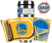 NBA Golden State Warriors Tumbler w/ Metallic Wrap