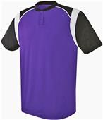 High Five Wildcard 2-Button Baseball Jersey High Five Wildcard 2-Button Baseball Jersey