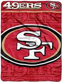 Northwest NFL 49ers Micro Raschel Throws