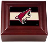 NHL Phoenix Coyotes Wood Keepsake Box