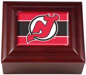 NHL New Jersey Devils Wood Keepsake Box