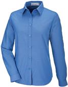 North End Ladies Windsor Long Sleeve Oxford Shirt