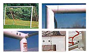 Round Aluminum Soccer Goals 4.5x9x2x4.5  (EA)