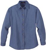 Ash City Ladies Denim Long Sleeve Shirt