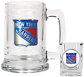 NHL New York Rangers Boilermaker Set