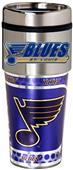 NHL Blues Travel Tumbler Hi-Def Metallic Graphics