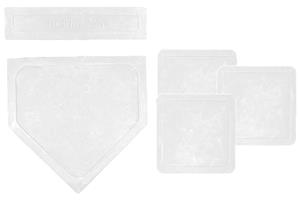 Adams Waffle Throw Down Baseball Bases-Set of 5