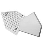 Adams 360-LHP Youth League Home Plates w/3 Spikes