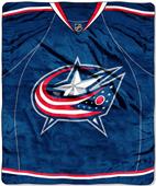 Northwest NHL Columbus Blue Jackets Raschel Throws Northwest NHL Columbus Blue Jackets Raschel Throws