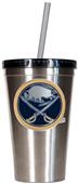 NHL Buffalo Sabres Stainless Tumbler W/Straw