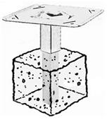 Adams 255-BATM & 225-BAS Baseball Base Anchors-Set