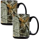 Realtree Open Field 2pc Camo Ceramic Mug Set