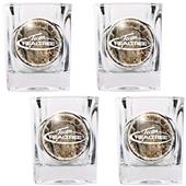 Team Realtree 4pc Square Shot Glass Set