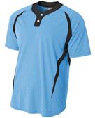 A4 2-Button Henley Baseball Jerseys CO A4 2-Button Henley Baseball Jerseys CO