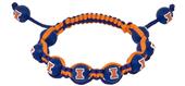 Eagles Wings NCAA Illinois Bead Bracelet
