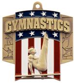 Hasty Awards Patriot Male Gymnastics Medal M-776G Hasty Awards Patriot Male Gymnastics Medal M-776G
