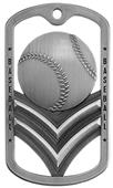 Hasty Awards Dogtag Baseball Medal M-785C Hasty Awards Dogtag Baseball Medal M-785C