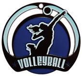 Hasty Awards Glow in the Dark Volleyball Medal