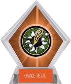 Hasty Awards Orange Diamond Lacrosse Ice Trophy Hasty Awards Orange Diamond Lacrosse Ice Trophy