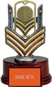 Hasty Awards 6" Basketball Dog Tag Trophy Hasty Awards 6" Basketball Dog Tag Trophy