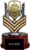 Hasty Awards 6" Soccer Dog Tag Trophy Hasty Awards 6" Soccer Dog Tag Trophy