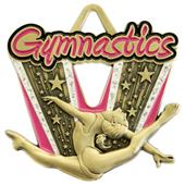Hasty Awards Spotlight Gymnastics Medal M-733GF Hasty Awards Spotlight Gymnastics Medal M-733GF