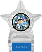 Hasty Awards 6" Star Ice Bust-Out Swimming Trophy Hasty Awards 6" Star Ice Bust-Out Swimming Trophy