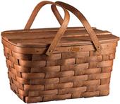 Picnic Time Prairie Picnic Woven Wood Basket