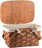 Picnic Time Prairie Picnic Basket With Lining Picnic Time Prairie Picnic Basket With Lining
