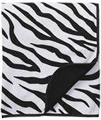 Boxercraft Premium Zebra Print Flannel Blankets