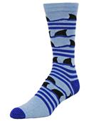 B.ella Mens Fintastic All Season Cotton Crew Socks
