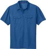 Port Authority Adult Pique Double Pocket Polo
