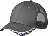 Port Authority Adult Checkered Racing Cap