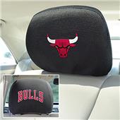 Fan Mats NBA Chicago Bulls Head Rest Covers Fan Mats NBA Chicago Bulls Head Rest Covers