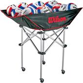Wilson Stand-Up Volleyball Cart w/ Travel Bag Wilson Stand-Up Volleyball Cart w/ Travel Bag