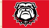 COLLEGIATE Georgia Bulldog Head 3' x 5' Flags COLLEGIATE Georgia Bulldog Head 3' x 5' Flags