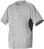 Alleson Warp Knit Full Button Mesh Baseball Jersey Alleson Warp Knit Full Button Mesh Baseball Jersey
