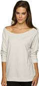Next Level Women's Terry Raw Edge Raglan Shirt Next Level Women's Terry Raw Edge Raglan Shirt