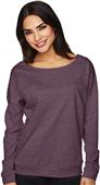 Next Level Terry Raw Edge L/S Scoop Shirt