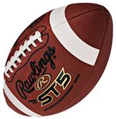 ST5 Soft Touch Leather Footballs-NFHS/NCAA