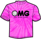 Tandem Sport OMG Volleyball Tie Dye T-Shirt Tandem Sport OMG Volleyball Tie Dye T-Shirt