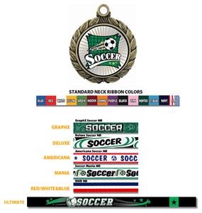 Hasty Awards 2.75" Xtreme Soccer Insert Medals
