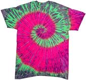 Colortone Unisex Watermelon Tie Dye SS T-Shirt