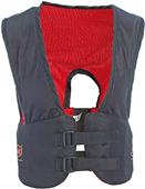 Adams Football Blocking Rib Vest - Black/Red Adams Football Blocking Rib Vest - Black/Red
