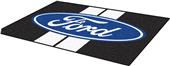 Fan Mats Ford Oval with Stripes 4'x6' Rug Fan Mats Ford Oval with Stripes 4'x6' Rug