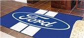 Fan Mats Ford Oval with Stripes 5'x8' Rug Fan Mats Ford Oval with Stripes 5'x8' Rug